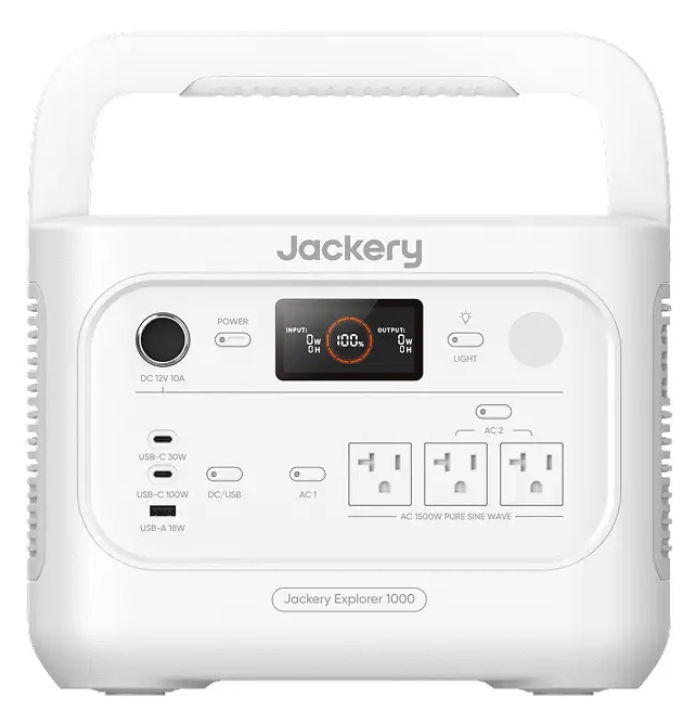 Jackery ポータブル電源 1000 New V3 ホワイトの商品参考画像