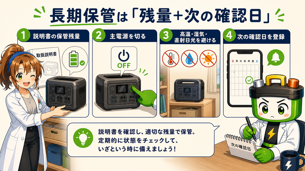 取扱説明書の保管残量と点検間隔をカレンダーで管理する方法