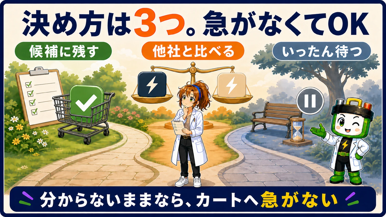 EcoFlowの購入を考える、他社と比べる、いったん待つ3つの選び方