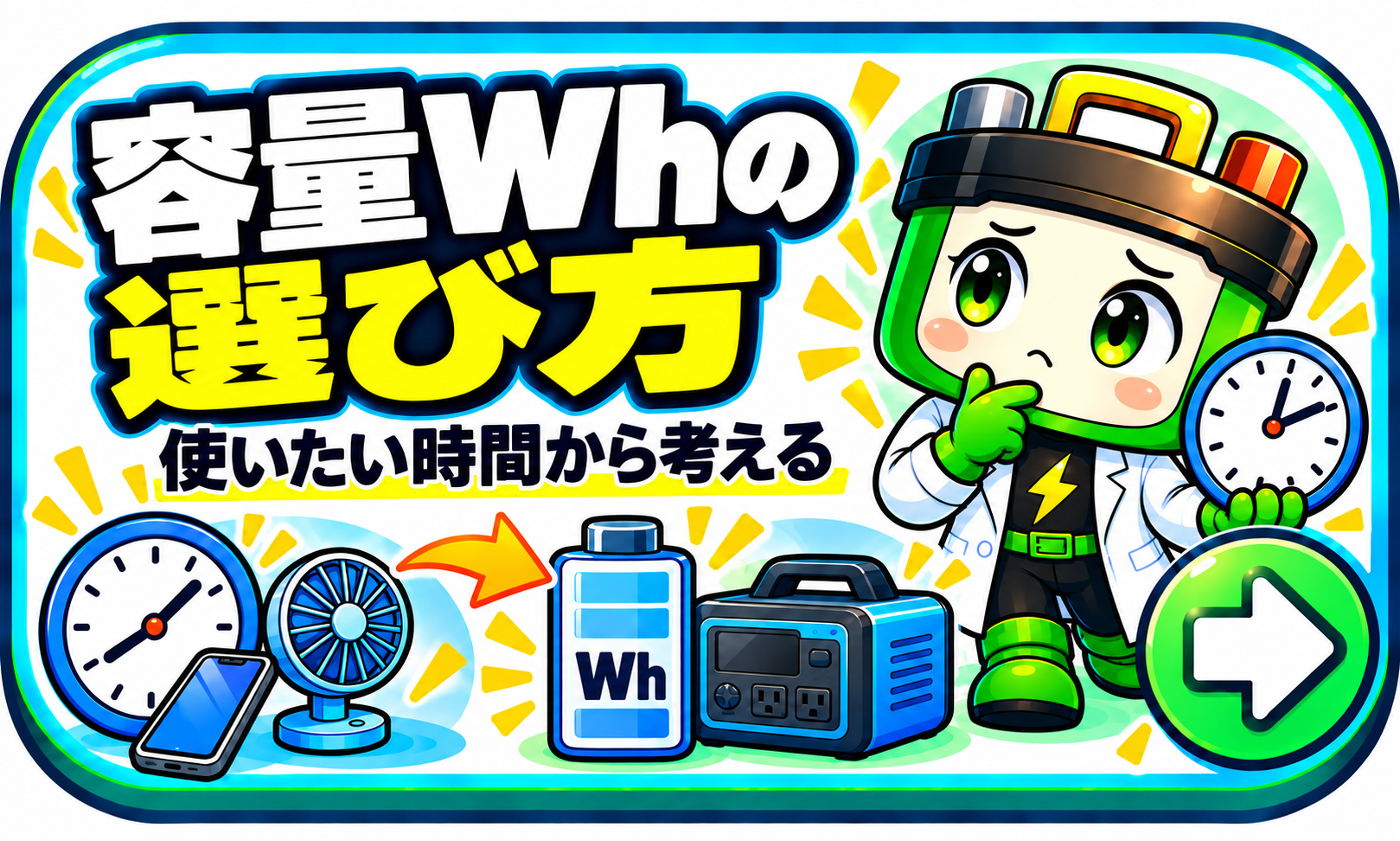 容量Whの選び方